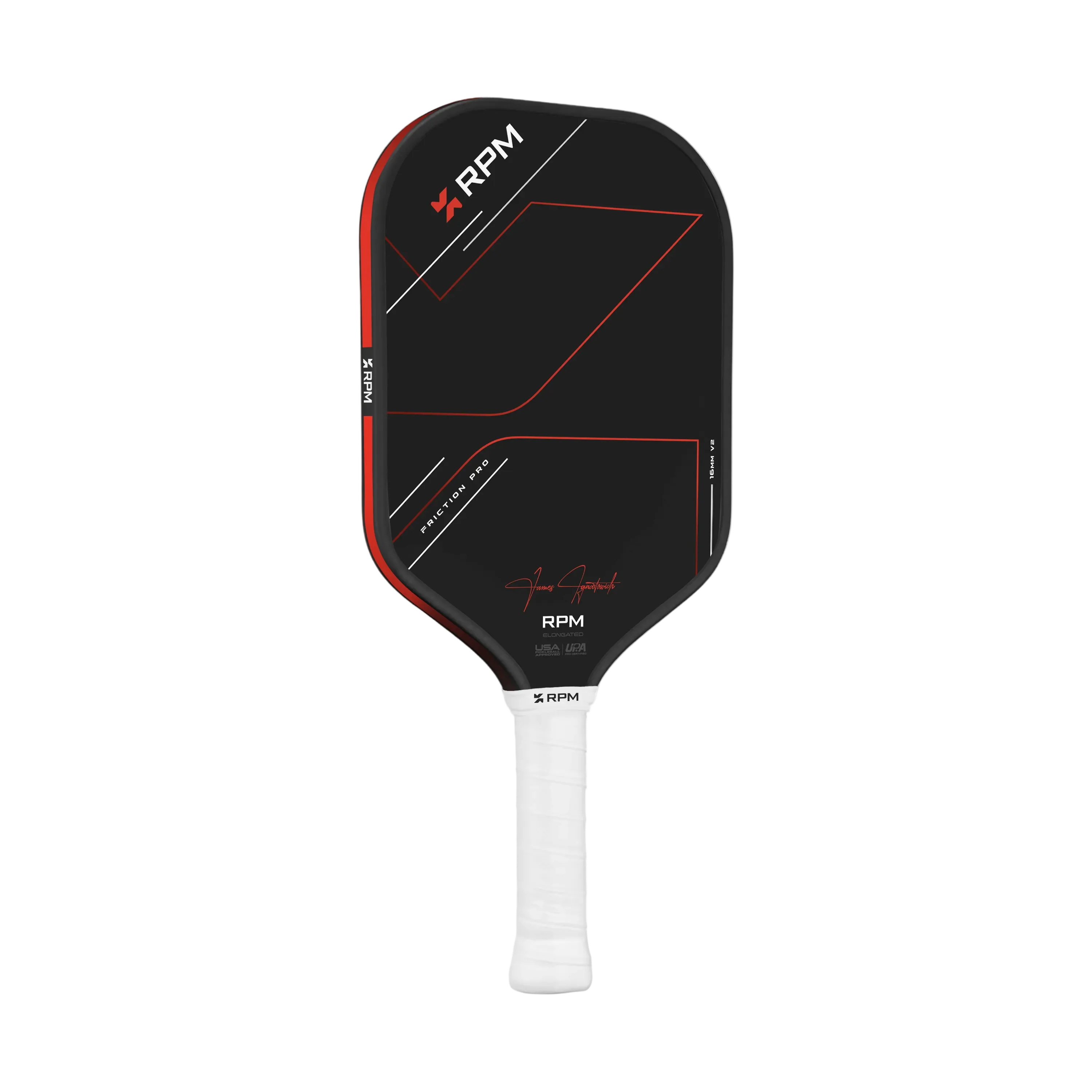 RPM FRICTION PRO 16MM ELONGATED V2 Pickleball Paddle